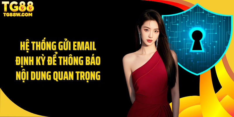 Hệ thống gửi email định kỳ để thông báo nội dung quan trọng